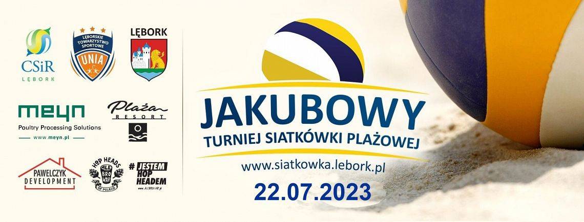 XV Jakubowy Turniej Siatkówki Plażowej - Zapraszamy do udziału!
